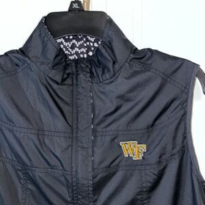 Peter Millar E4 Crown Wake Forest Demon Deacons Reversible Wind Vest Jacket S